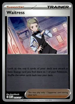 Waitress 215/217 Common ME: Ascended Heroes Pokemon Reverse Holo NM/M - Image 1