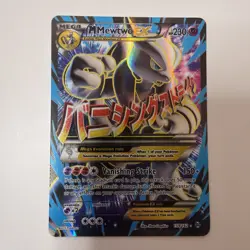 M Mewtwo EX Full Art Ultra Rare Mega 159/162 Breakthrough English Pokemon LP-MP - Image 1