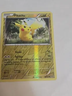 Pikachu 2015 Pokemon XY - BREAKthrough Reverse Holo #48/162 - Image 1