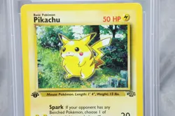 1999 Pokemon Pikachu, 1st Ed. Jungle #60/64, PSA 9 Mint - Image 5