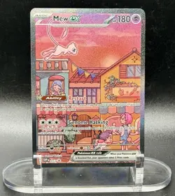 Mew ex 053 Black Star Promo Holo Pokemon Scarlet & Violet Promo 2023 NM/M - Image 2