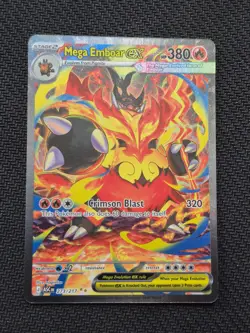 Pokemon TCG Mega Emboar EX Special Illustration Rare 273/217 PSA 10 CONTENDER - Image 2