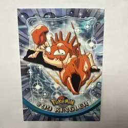 Kingler #99 2000 Topps Pokemon TV Animation Edition Series 2 - Image 1