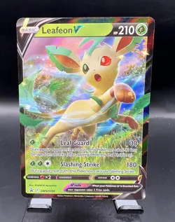 Leafeon v SWSH194 Black Star Promo Pokemon Near Mint - Image 1