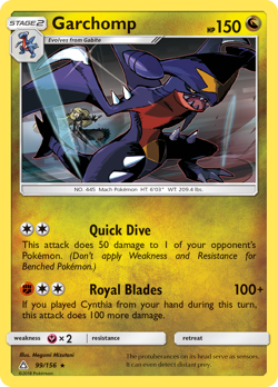 Garchomp 99/156 R Ultra Prism Pokemon LP - Image 1