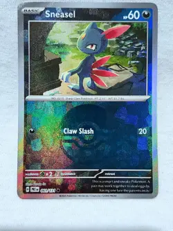 Sneasel 061/131 Poke Ball Reverse Holo Prismatic Evolutions Pokemon TCG - Image 2