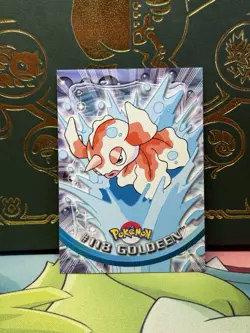 2000 Topps Pokemon TV Animation Edition Series 3 Non Holo #118 Goldeen NM - Image 1