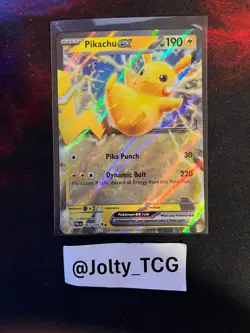 Pokemon TCG Paldea Evolved Pikachu ex 063/193 Double Rare - Image 1