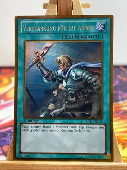Verstarkung Fur Die Armee PGLD-DE058 Gold Rare Deutsch NM YUGIOH - Image 1