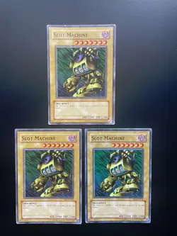 Yugioh Slot Machine DB1-EN014 Common Unlimited Edition Damaged X3 - Image 1