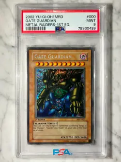 Yu-Gi-Oh! "Gate Guardian" 1st Edition MRD-000 PSA 9 Mint (POP 201) - Image 2