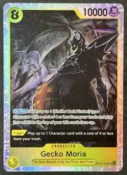 One Piece The Azure Sea's Seven - GECKO MORIA SR OP14-104 English CCG - Image 1