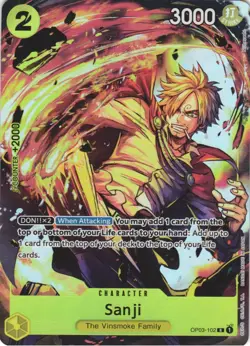 SANJI (ONLINE REGIONAL 2024) [PARTICIPANT] OP03-102 NM - Image 1