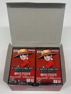 Lot of (24) One Piece English OP-13 Carrying On His Will Booster Packs Sealed - Image 1