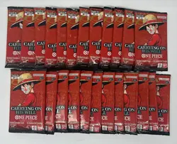 Lot of (24) One Piece English OP-13 Carrying On His Will Booster Packs Sealed - Image 2