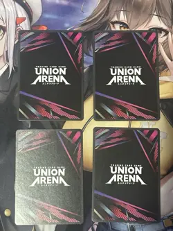 Union Arena Kaoru Kamiya Character Cards Holo Trigger Lot 4 Cards - Image 2