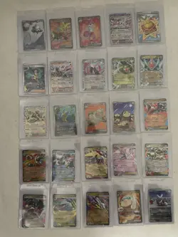 Lot Of 25 Full Art, EX, Foil Pokemon Cards Various Sets - Image 2