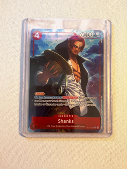 One Piece Cards Game - Shanks (Alt Art) OP12-008 R Legacy of the Master English - Image 1