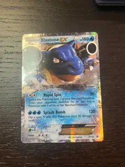 Blastoise EX XY30 Black Star Promo Holo Pokemon TCG XY Card LP - Image 2