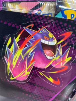 Pokemon Mega Evolution Ascended Heroes Tech Sticker Trading Cards 3-Pack Gastly - Image 3