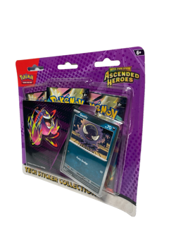 Pokemon Mega Evolution Ascended Heroes Tech Sticker Trading Cards 3-Pack Gastly - Image 4