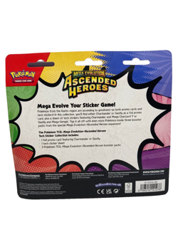Pokemon Mega Evolution Ascended Heroes Tech Sticker Trading Cards 3-Pack Gastly - Image 5