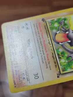 Aerodactyl Fossil 1st Edition 16/62 Non-Holo Rare Pokemon Card PL - Image 2