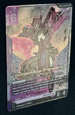 Gundam Exia Trans-Am Foil - GD03-049 - Gundam TCG Card Game - Steel Requiem - Image 2