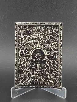 Espeon Metal Diamond Card 13/19 | Serialized Pokemon Fan Art Collectible - Image 4