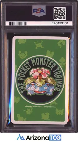 Pokemon 1996 Weepinbell 070 Queen Of Diamonds Green Playing Card Japanese PSA 10 - Image 2