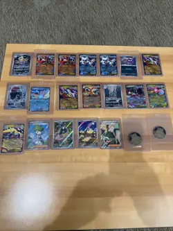 Pokemon TCG Lot Of 19 Cards From Mega evolution And Perfect Order - Plus 2 Chips - Image 1
