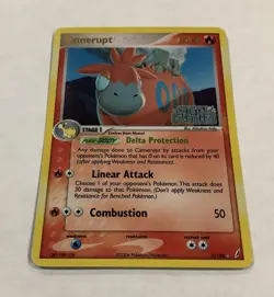 Pokemon CAMERUPT Card 3/100 Reverse Holo Rare EX Crystal Guardians NM STAMPED - Image 2