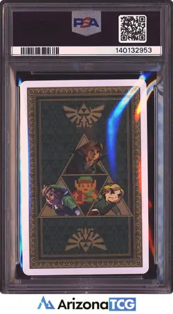The Legend Of Zelda 2011 Rito's Harp Ace Of Hearts Zelda Playing Cards PSA 10 - Image 2
