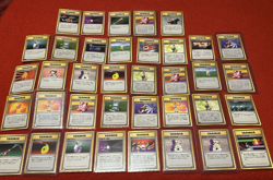 Pokemon 37 Card Lot Old Backs Trainers Japanese Vintage - Image 1
