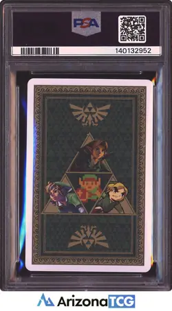 The Legend Of Zelda 2011 Ocarina Of Time Ace Of Diamonds Playing Cards PSA 10 - Image 2