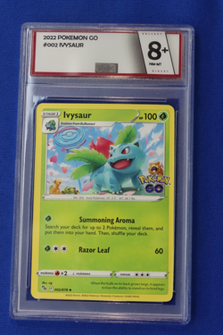 2022 Pokemon Go IVYSAUR #002 Trading Card Graded NM-MT 8.5 002/78 Collect Direct - Image 1
