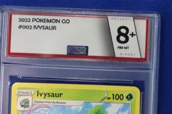 2022 Pokemon Go IVYSAUR #002 Trading Card Graded NM-MT 8.5 002/78 Collect Direct - Image 3