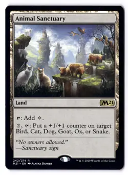 Animal Sanctuary NM* Innistrad Midnight Hunt ENGLISH 242/272 mtg -UnltdCards - Image 1