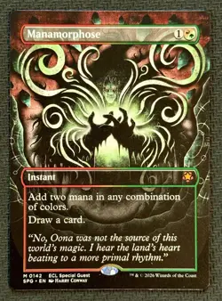 Manamorphose - BORDERLESS -NM- Special Guests - Regular - MTG Magic - Image 1