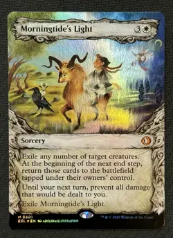 🌈 Morningtide's Light - Showcase FOIL - Lorwyn Eclipsed MTG #301 - NM/M - Image 1