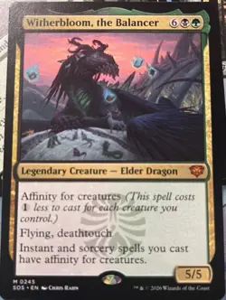 Mtg Strixhaven Regular Witherbloom The Balancer NM UNPLAYED SHIPS ASAP - Image 1