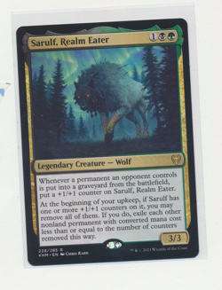 Magic the Gathering Kaldheim MTG Rare Sarulf Realm Eater - Image 1