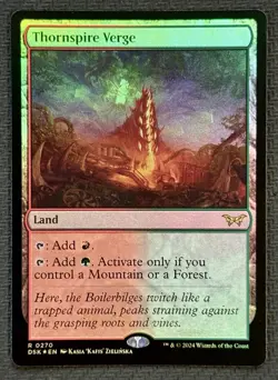 Thornspire Verge Duskmourn: House of Horror Foil Rare 270 NM - Image 1