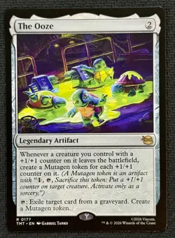 MTG The Ooze Normal R Teenage Mutant Ninja Turtles TMT 177 NM Magic - Image 1