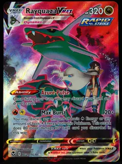 Rayquaza VMAX TG20 NM-M Pokemon Card Silver Tempest - Image 1