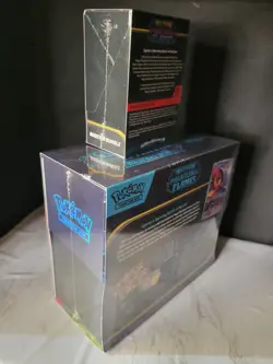 Factory Sealed! Lot Of 2 Pokemon Phantasmal Flames ETB And Booster Bundle! - Image 3