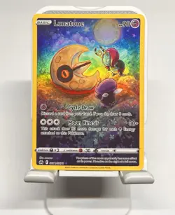 Pokemon Crown Zenith Galarian Gallery - Lunatone Ultra Rare GG11/GG70 - Image 1