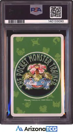 Pokemon 1996 Bulbasaur 001 Green Playing Cards Japanese PSA 9 - Image 2