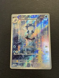 Poliwhirl Pokemon TCG Scarlet & Violet Illustration Rare Card 176/165 - Image 1