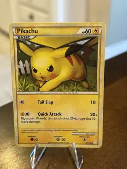 Pokemon Pikachu TCG HeartGold and SoulSilver 2010 Non-Holo Card 78/123 - Image 1
